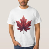 Ahornblatt T-Shirt, Maple Leaf, Herbst, Kanada T-Shirt (Vorderseite)