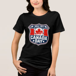 Ahornblatt-T-Shirt zum Canada Day Tri-Blend Shirt