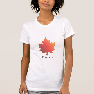 Ahornblatt, Toronto, der T - Shirt der Frau