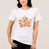 Ahornblatt Tri-Blend Shirt (Vorderseite)