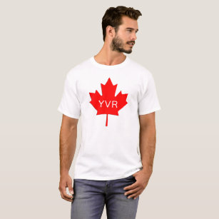 Ahornblatt - Vancouver-Flughafen-Code T-Shirt