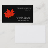 Ahornblatt Visitenkarte (Vorne/Hinten)