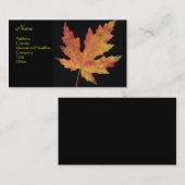 Ahornblatt Visitenkarte (Vorne/Hinten)