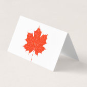 Ahornblatt Visitenkarten (Vorderseite)