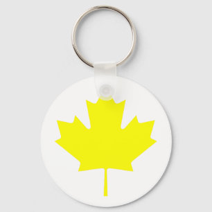 Ahornblatt YellowTransp die MUSEUM Zazzle Geschenk Schlüsselanhänger