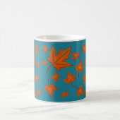 Ahornblätter-Muster Kaffeetasse (Mittel)