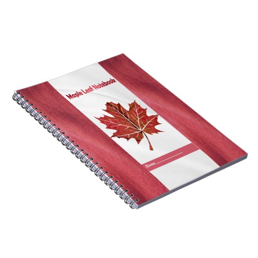 Ahornblätterbuch Notizblock (Rechte Seite)