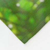 Ahornblättergewebe Fleecedecke (Ecke)