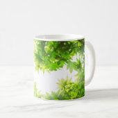 Ahornblättergewebe Kaffeetasse (VorderseiteRechts)
