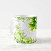 Ahornblättergewebe Kaffeetasse (Vorderseite Links)