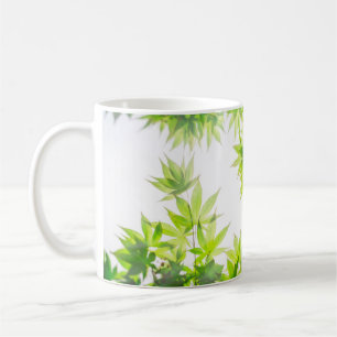 Ahornblättergewebe Kaffeetasse