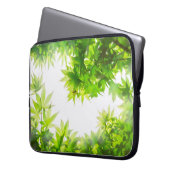 Ahornblättergewebe Laptopschutzhülle (Vorderseite Links)