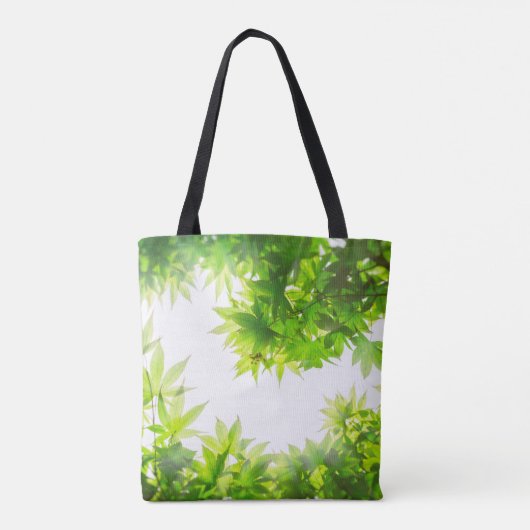 Ahornblättergewebe Tasche (Rückseite)