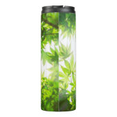 Ahornblättergewebe Thermosbecher (Rückseite)