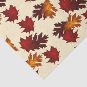 Ahornblättern Blätter Herbstfarben Dekoupage Seidenpapier (Detail)