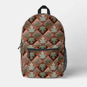 Ahornblattfliesen-Rucksack Bedruckter Rucksack