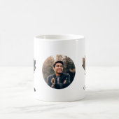 Ahornblattform Foto glücklich Kanada Tag Kaffeetasse (Mittel)