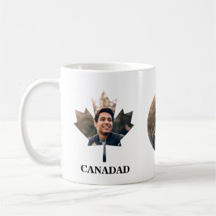 Ahornblattform Foto glücklich Kanada Tag Kaffeetasse
