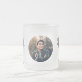 Ahornblattform Foto glücklich Kanada Tag Mattglastasse (Mittel)