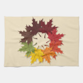 Ahornblattkreis Handtuch (Horizontal)