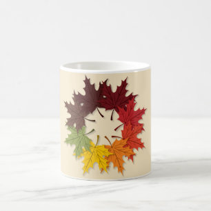 Ahornblattkreis Kaffeetasse