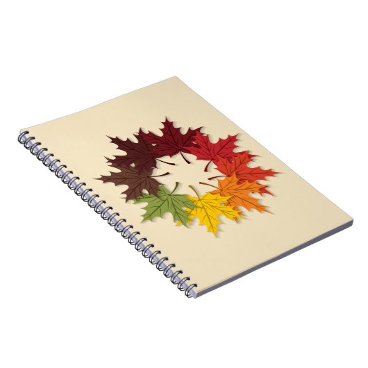 Ahornblattkreis Notizblock (Rechte Seite)