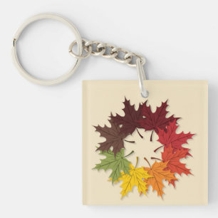 Ahornblattkreis Schlüsselanhänger