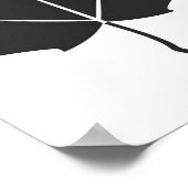 Ahornblattplakat Poster (Ecke)