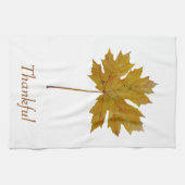 Ahornblättrige botanische Aquarellfarbe Geschirrtuch (Horizontal)