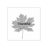 Ahornblättrige botanische Wasserfarbe Gummistempel (Prägung)