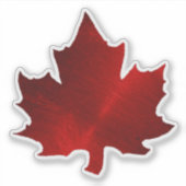 Ahornblättriger Jello Aufkleber (Vorderseite)