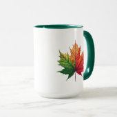 Ahornfallleaf Großer Combo Tasse (VorderseiteRechts)
