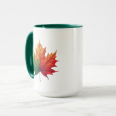 Ahornfallleaf Großer Combo Tasse (Vorderseite Links)