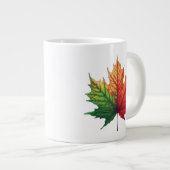 Ahornfallleaf Jumbo-Tasse (Vorderseite Rechts)