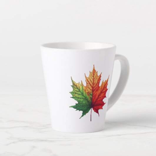 Ahornfallleaf Milchtasse (Rechte Ecke)