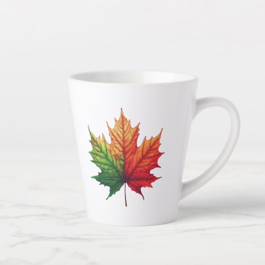 Ahornfallleaf Milchtasse (Rechts)
