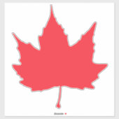 Ahornherbstblatt Aufkleber (Blatt)