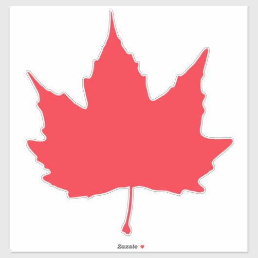 Ahornherbstblatt Aufkleber (Blatt)