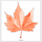 Ahornherbstblatt Aufkleber (Blatt)