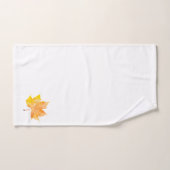 Ahornherbstblatt Badhandtuch Set (Handtuch)