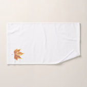 Ahornherbstblatt Badhandtuch Set (Handtuch)