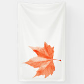 Ahornherbstblatt Banner (Vertikal)