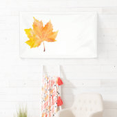 Ahornherbstblatt Banner (Insitu)