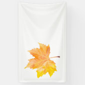 Ahornherbstblatt Banner (Vertikal)