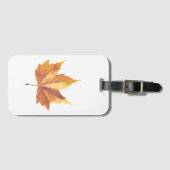 Ahornherbstblatt Gepäckanhänger (Vorderseite (Horizontal))