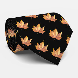 Ahornherbstblatt Krawatte