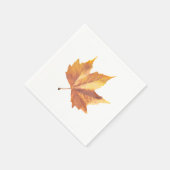 Ahornherbstblatt Serviette (Ecke)