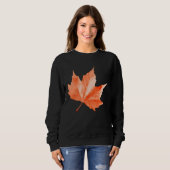 Ahornherbstblatt Sweatshirt (Vorne ganz)
