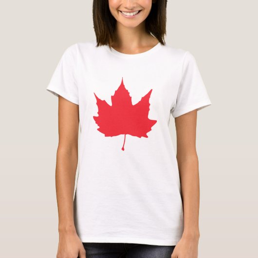 Ahornherbstblatt T-Shirt (Vorderseite)