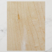 Ahornholz Flyer (Vorne)